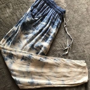 Gypsy 05 silk tye-dye pants sz L